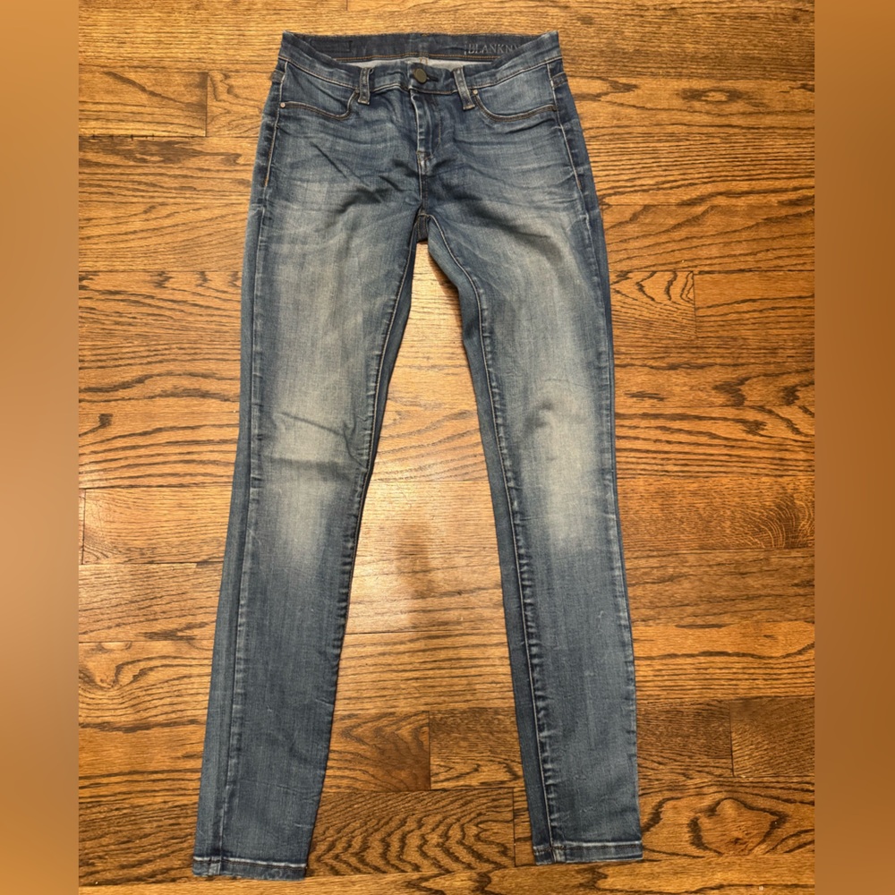 Blank NYC Women's Faded Wash Denim Skinny Jeans, size 26